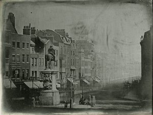 Whitehall and the statue of King Charles I, London, c.1852 by English Photographer
